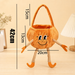 Halloween Ghost Candy Bag – Plush Four-Legged Ghost Treat Holder