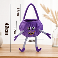 Halloween Ghost Candy Bag – Plush Four-Legged Ghost Treat Holder