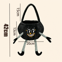Halloween Ghost Candy Bag – Plush Four-Legged Ghost Treat Holder