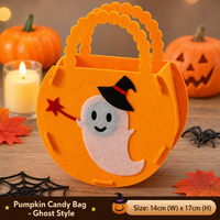 Halloween Trick or Treat Bag – Pumpkin Ghost Candy Bag