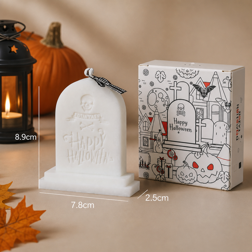 Halloween Pumpkin Skull Candle – Creative Scented Candle Holiday Gift