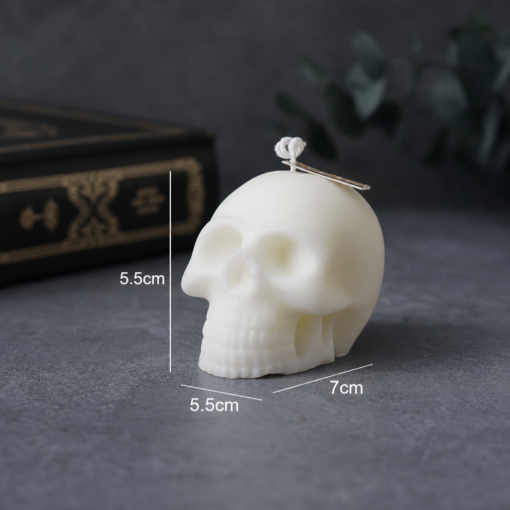 Halloween Pumpkin Skull Candle – Creative Scented Candle Holiday Gift