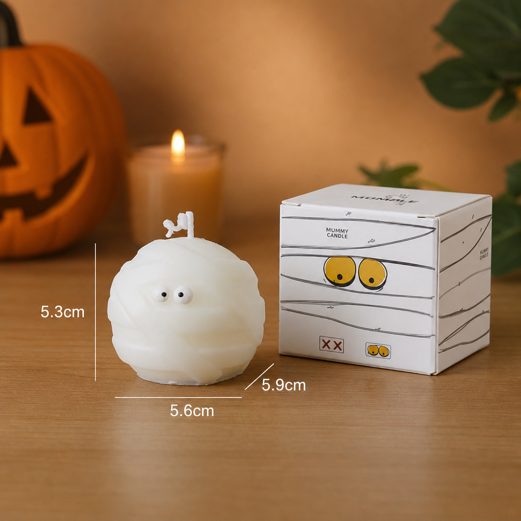 Halloween Pumpkin Skull Candle – Creative Scented Candle Holiday Gift