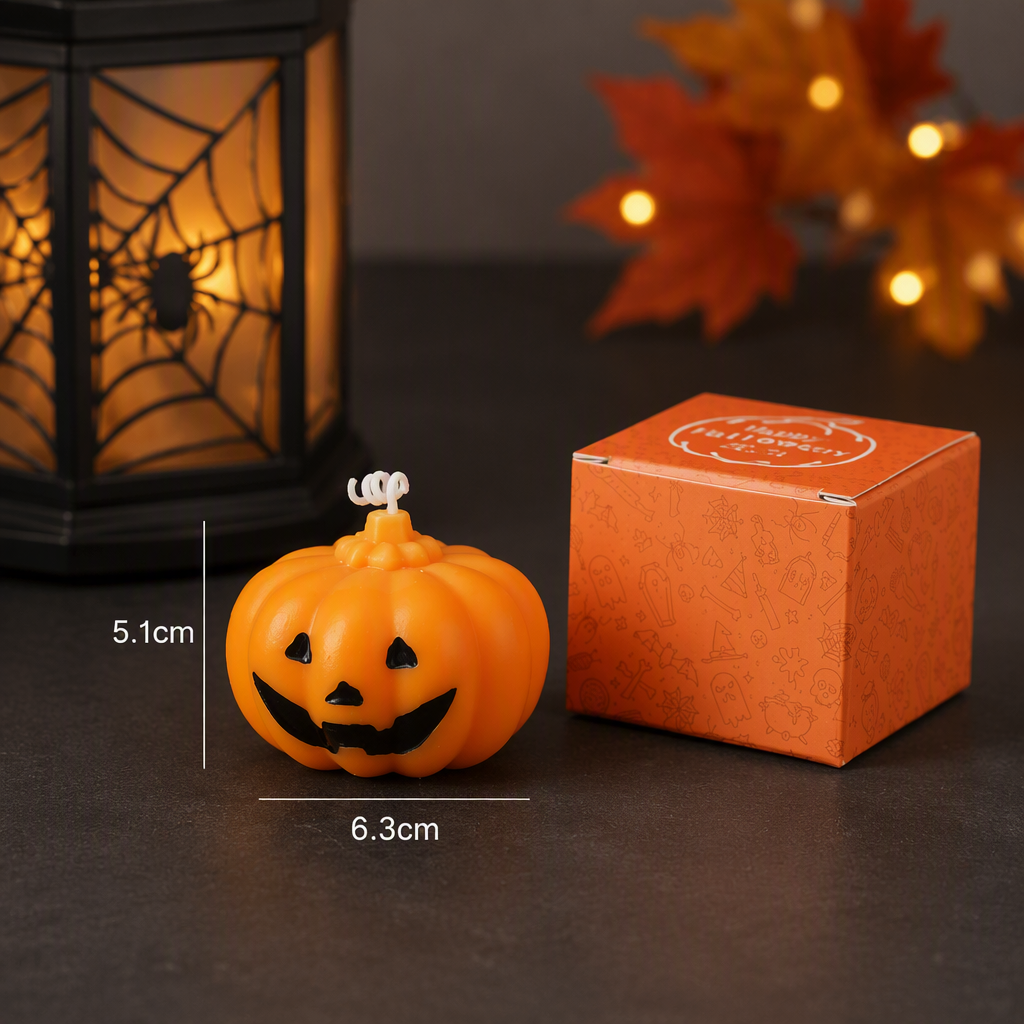 Halloween Pumpkin Skull Candle – Creative Scented Candle Holiday Gift