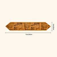 Halloween Table Runner – Cartoon Pumpkin Table Mat