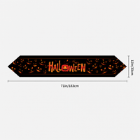 Halloween Table Runner – Cartoon Pumpkin Table Mat