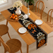 Halloween Linen Table Runner – Festive Holiday Tablecloth