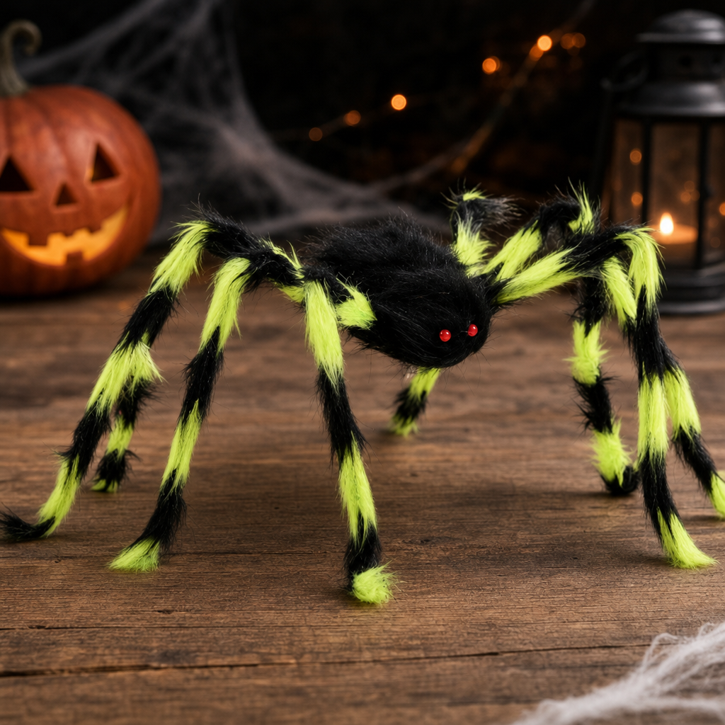 Halloween Giant Spider Web – Large Triangular Faux Cobweb Party Decoration