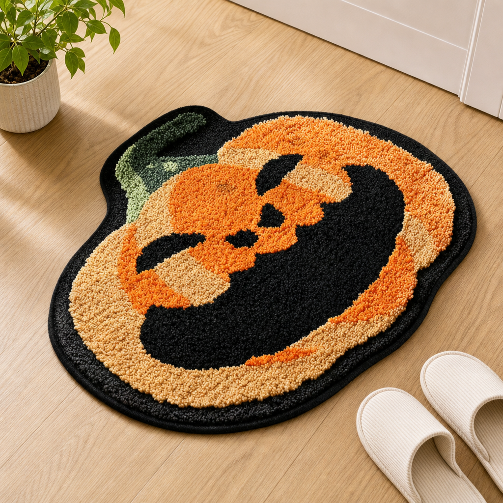 Halloween Bathroom Mat – Festive Floor Rug