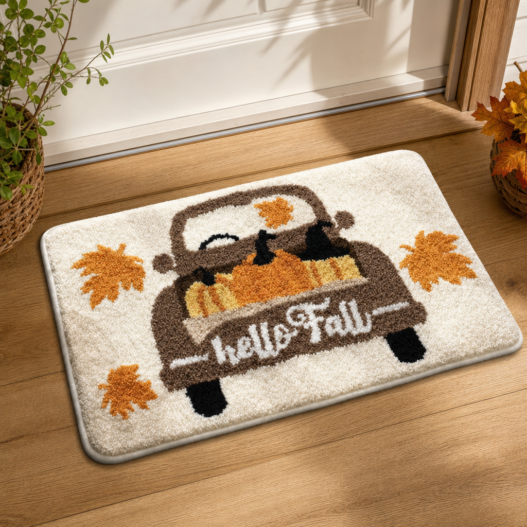 Halloween Bathroom Mat – Festive Floor Rug