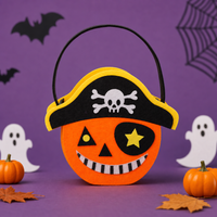Halloween Felt Candy Treat Bag – Cute Cartoon Trick