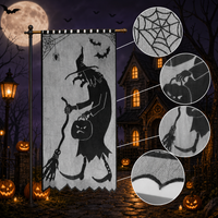 Halloween Door Curtain – Festive Party Entrance Hanging Decoration