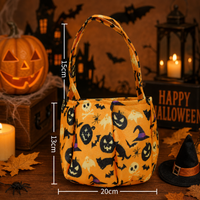 Halloween Pumpkin Trick or Treat Bag – 3D Pumpkin Candy Tote