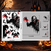 Halloween Horror Window Stickers
