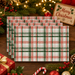 Christmas Linen Placemats Heat Resistant Winter Holiday Table Mats