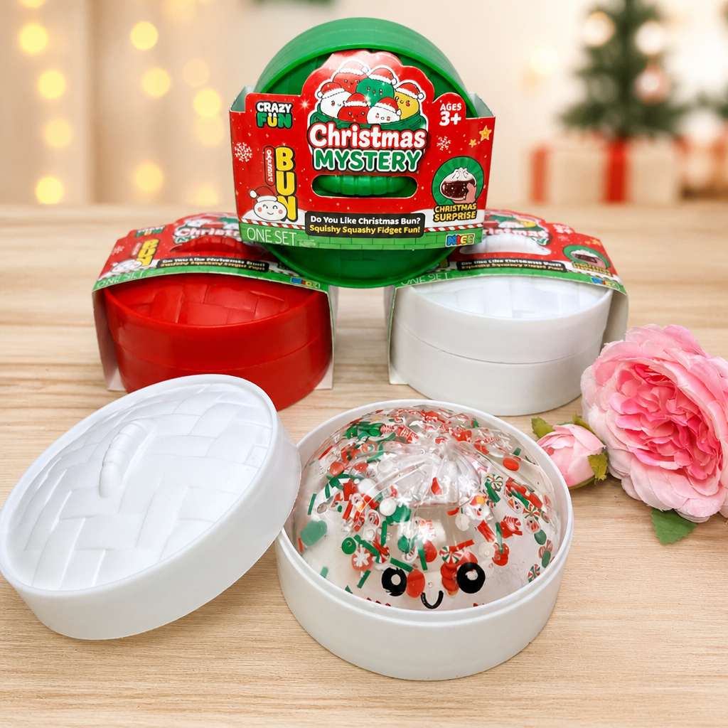 Christmas TPR Steamed Bun Squishy Toy