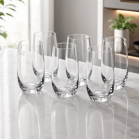 Premium Glass Cup Set – Elegant Drinkware Set
