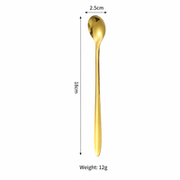 Stainless Steel Long Handle Stirring Spoon – Extended Small Soup Spoon