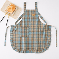 Ruffle Apron – Cotton Kitchen Apron