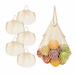 Foldable Cotton Mesh Shopping Bag