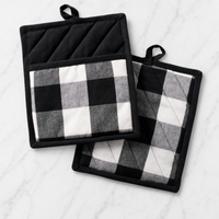 Cotton Checkered Heat Resistant Pot Holder