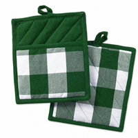 Cotton Checkered Heat Resistant Pot Holder