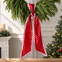 Ruffle Garland Ribbon – Decorative Wreath Ribbon