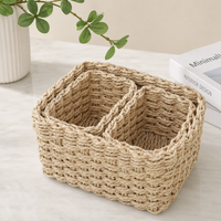 Handmade Woven Desktop Storage Basket