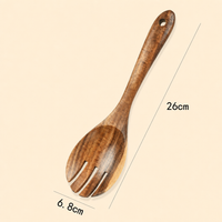 Acacia Wood Salad Serving Spoon and Fork