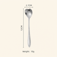 Stainless Steel Sakura Spoon Long Handle Stirring Spoon