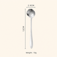 Stainless Steel Sakura Spoon Long Handle Stirring Spoon