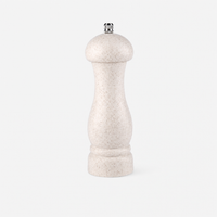 6-Inch Wheat Straw Pepper Grinder – Coarse Salt and Pepper Mill