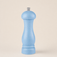 6-Inch Wheat Straw Pepper Grinder – Coarse Salt and Pepper Mill