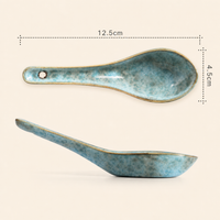 Ceramic Soup Spoon Small Serving Spoon