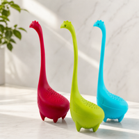 Silicone Nessie Tea Infuser Strainer Cute Loch Ness Monster Tea Filter