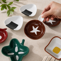 Creative Cartoon Ceramic Dipping Sauce Dish Small Condiment Plate