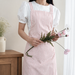 Striped Pure Cotton Apron Kitchen Household Cleaning Apron