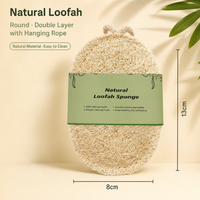 Natural Loofah Sponge Dish Scrubber Kitchen Cleaning Brush