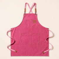 Thick Canvas Cotton Apron Kitchen Household Work Apron