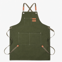 Thick Canvas Cotton Apron Kitchen Household Work Apron