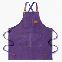 Thick Canvas Cotton Apron Kitchen Household Work Apron