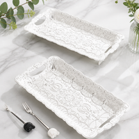 Decorative Fruit Plate Elegant Serving Tray Home Decor Dish