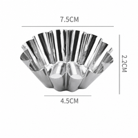 Stainless Steel Cake Mold Baking Pan Reusable Baking Mold