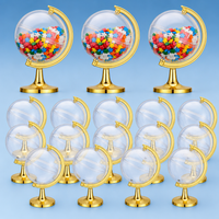 Mini Globe Candy Box Plastic Slime Crystal Mud Packaging Box