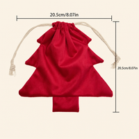 Christmas Drawstring Gift Bag Holiday Tree Decoration Storage Bag
