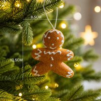 Christmas Tree Gingerbread House Ornament
