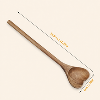 Acacia Wood Heart Shaped Spoon