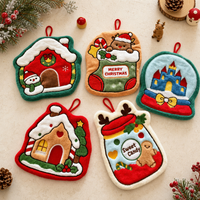 Forest Christmas Hanging Hand Towel