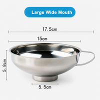 Food Grade Stainless Steel Large Funnel