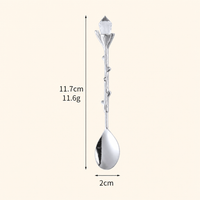 Zinc Alloy Stainless Steel Coffee Spoon